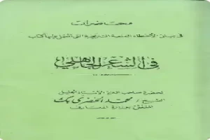 غلاف كتاب محاضرات في بيان الأخطاء العلمية التاريخية التي اشتمل عليها كتاب في الشعر الجاهلي، ويليه قرار النيابة في كتاب الشعر الجاهلي بقلم محمد الخضرى بك غلاف كتاب محاضرات في بيان الأخطاء العلمية التاريخية التي اشتمل عليها كتاب في الشعر الجاهلي، ويليه قرار النيابة في كتاب الشعر الجاهلي بقلم محمد الخضرى بك